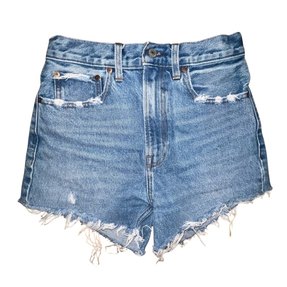 Abercrombie & Fitch Women’s 26 Distressed Denim Shorts - Casual Style
